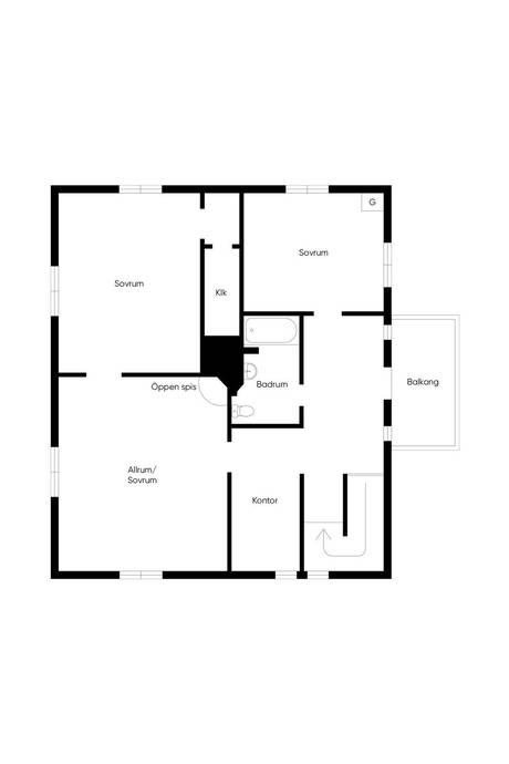 7 rum Villa på Runebergsvägen 16 Villastaden Gävle kommun - bild 61
