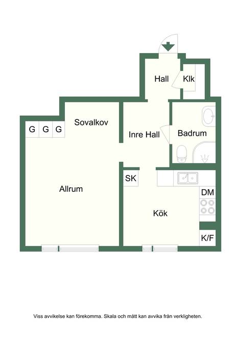 1 rum Lägenhet på Klippgatan 8A Solna centrum Solna kommun - bild 17
