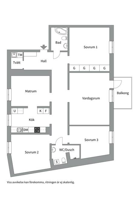 5 rum Lägenhet på Lovisebergsvägen 4A Karlsdal Västerås kommun - bild 48