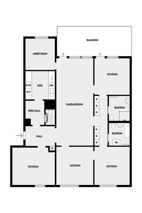 5 rum Lägenhet på Marknadsvägen 241, 2 tr Täby Centrum Täby kommun - bild 25