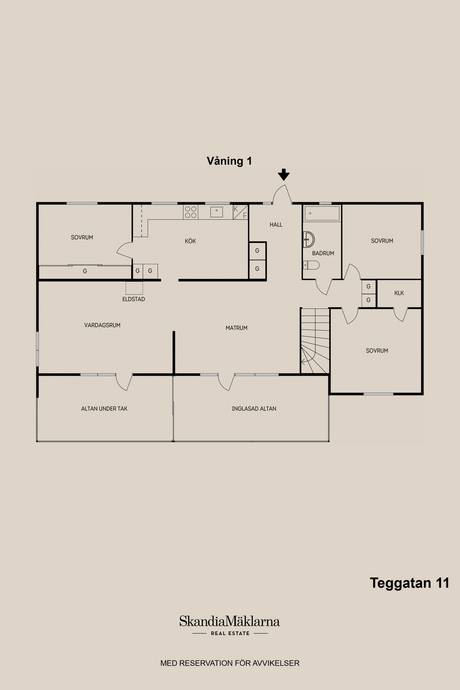 5 rum Villa på Teggatan 11 Älvboda, Skutskär Älvkarleby kommun - bild 33