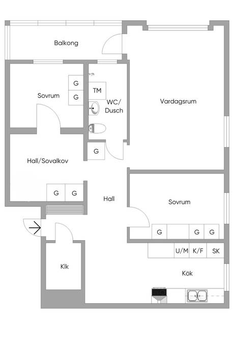 3 rum Lägenhet på Virvelvindsgatan 24  Centrala Hisingen Göteborgs kommun - bild 3
