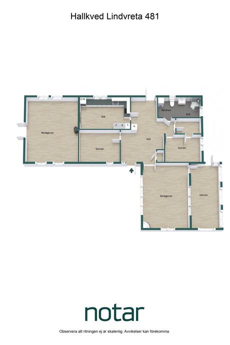4 rum Villa på Hallkved Lindvreta 481 Funbo Uppsala kommun - bild 27
