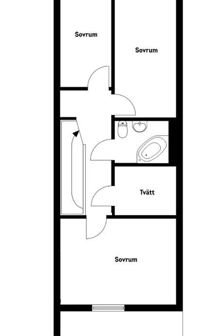 4 rum Radhus på Tallsättrastigen 26 Margretelund Österåkers kommun - bild 15