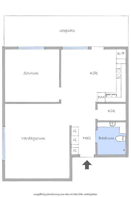 2 rum Lägenhet på Mosshagestigen 210 Salem Salems kommun - bild 19