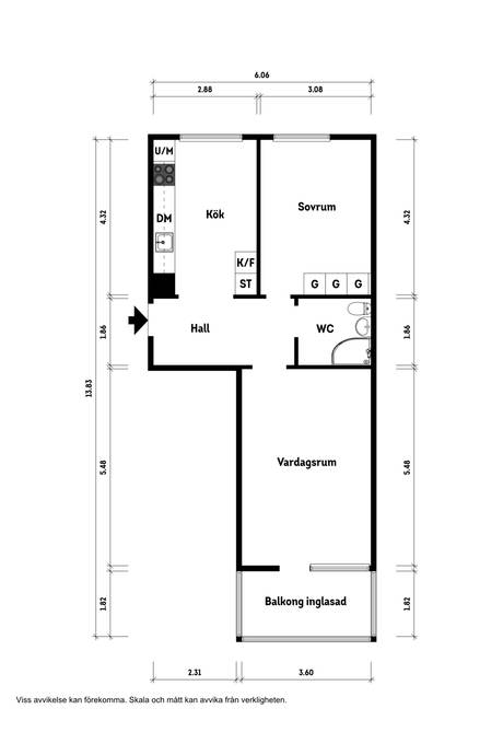 2 rum Lägenhet på Centralgatan 34 B Centrala Nynäshamn Nynäshamns kommun - bild 19