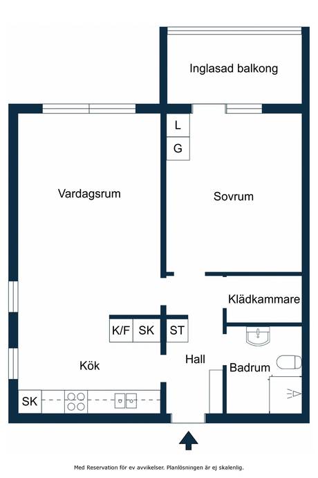 2 rum Lägenhet på Välljärnsgatan 490 Bäckby Västerås kommun - bild 12