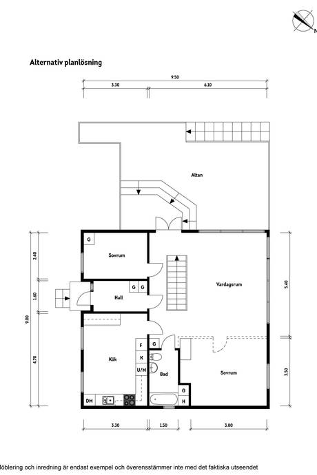 4 rum Villa på Klarinettvägen 194 Fors Kungsbacka kommun - bild 32