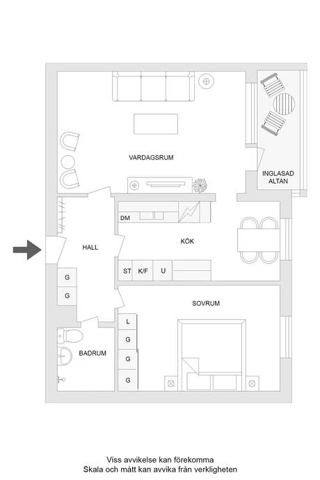 2 rum Lägenhet på Prästgårdsgatan 77B Centrum Piteå kommun - bild 26