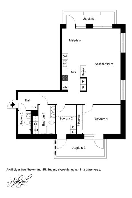 3 rum Lägenhet på Ångfärjekajen 12 Varvsstaden Malmö kommun - bild 41