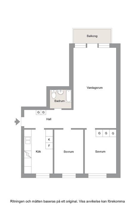 3 rum Lägenhet på Krokvägen 9A Härnösands kommun - bild 15