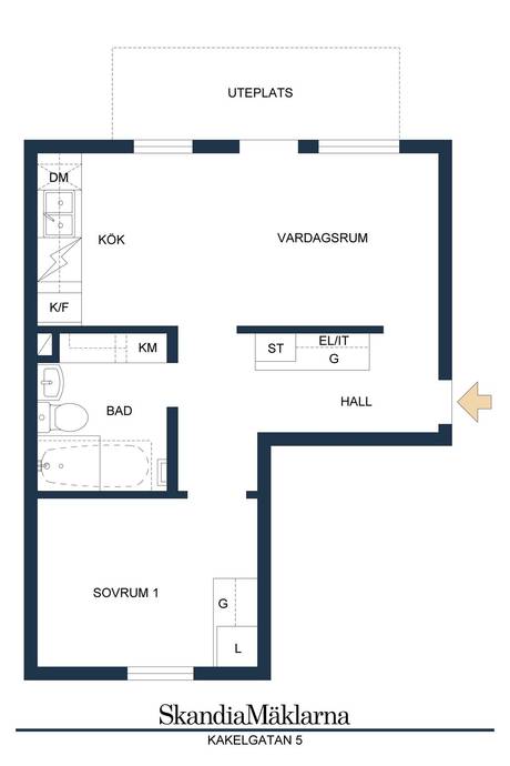 2 rum Lägenhet på Kakelgatan 5 Östermalm Västerås kommun - bild 26