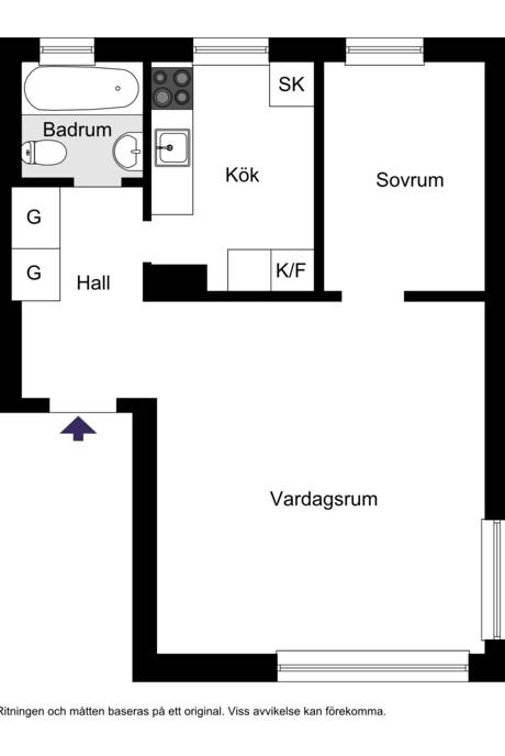 2 rum Lägenhet på Thunbergsgatan 9 Skärmarbrink / Hammarbyhöjden Stockholms kommun - bild 20