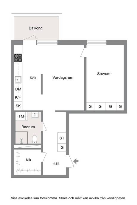 2 rum Lägenhet på Visthusgatan 3 Bålsta - Mansängen Håbo kommun - bild 22