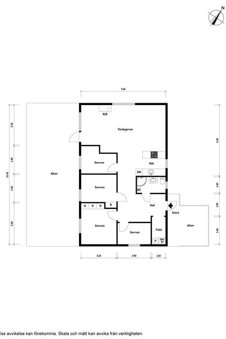 5 rum Villa på Kalltorps by 4 Sjuntorp Trollhättans kommun - bild 27