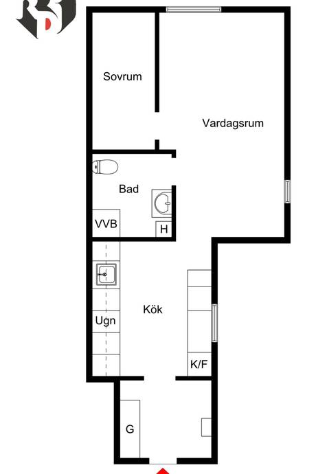 2 rum Fritidshus på Kopparhögarna Gång D1 Kopparhögarnas Koloniområde Landskrona kommun - bild 27