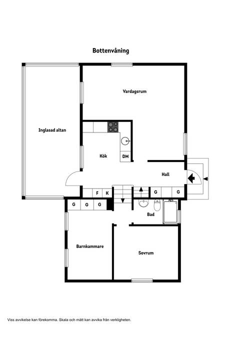 78 m² Villa på Finullsvägen 3 Vålberg Karlstads kommun - bild 33
