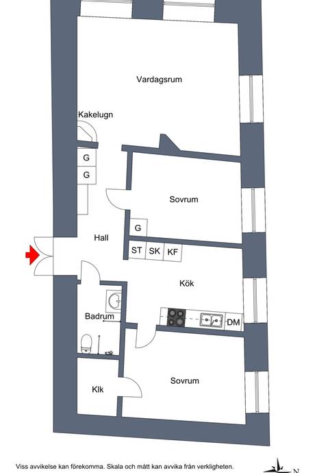3 rum Lägenhet på Strandgatan 16 A Visby Innerstad Gotlands kommun - bild 33