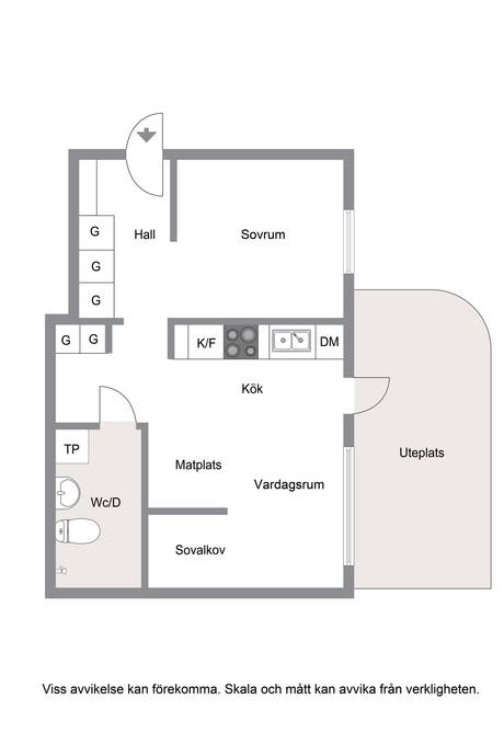 2 rum Lägenhet på Råckstavägen 15 Vällingby Parkstad / Råcksta Stockholms kommun