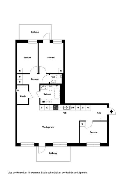 4 rum Lägenhet på Karlslundsvägen 12, 3tr Barkarbystaden Järfälla kommun - bild 31