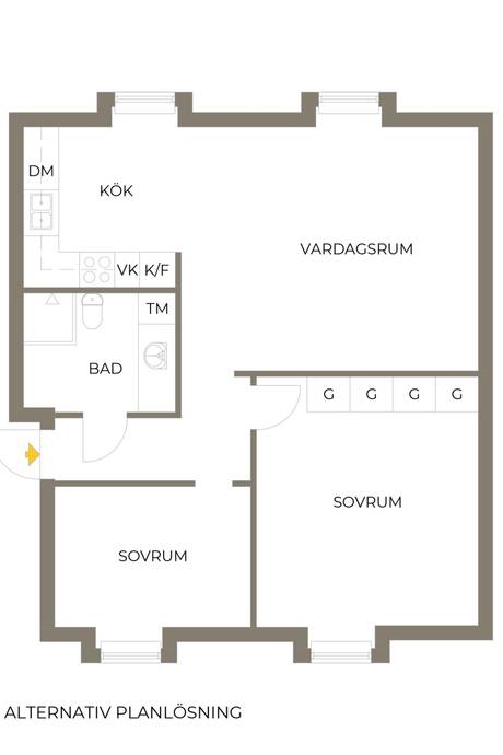 2 rum Lägenhet på Vendestigen 1 Djursholm - Ösby Danderyds kommun - bild 18