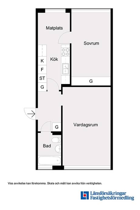 2 rum Lägenhet på Hedlundavägen 1A Väst på stan Umeå kommun - bild 13