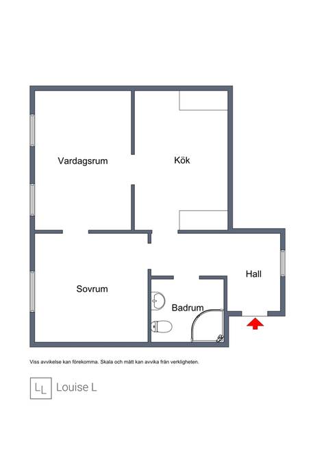 2 rum Lägenhet på Västra Prinsgatan 12A Trossö Karlskrona kommun - bild 16