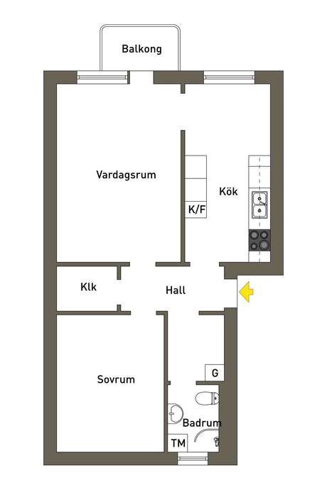 2 rum Lägenhet på Manhemsgatan 3, vån 3 av 4 Aspudden Stockholms kommun - bild 53