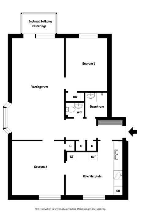 3 rum Lägenhet på Vångavägen 32A Centralt Eslövs kommun - bild 17