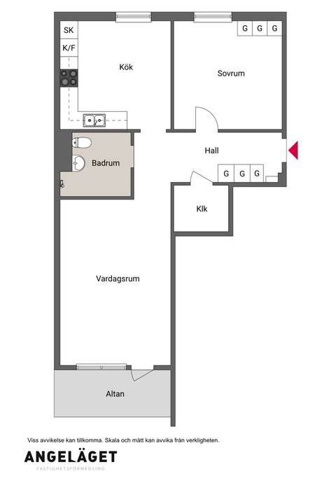 2 rum Lägenhet på Strandplan 9 Centrum Bodens kommun - bild 17