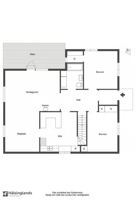 6 rum Villa på Villagatan 10 Iggesund Hudiksvalls kommun - bild 37