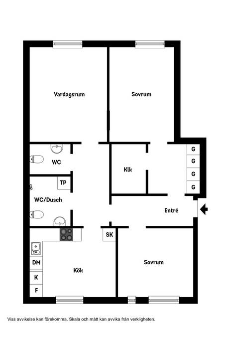 3 rum Lägenhet på Norra esplanaden 28B Centrum Växjö kommun - bild 24