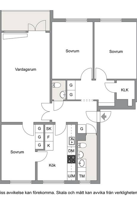 4 rum Lägenhet på Funkabotorget 3B Berga Centrum Kalmar kommun - bild 16