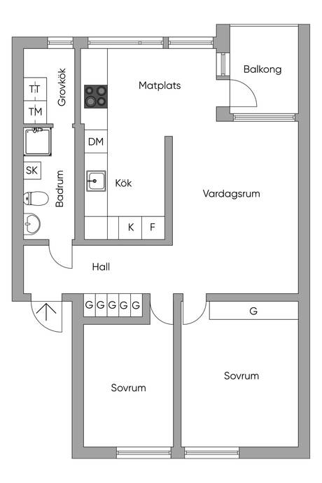 3 rum Lägenhet på Distansgatan 59 Flatås Göteborgs kommun - bild 9
