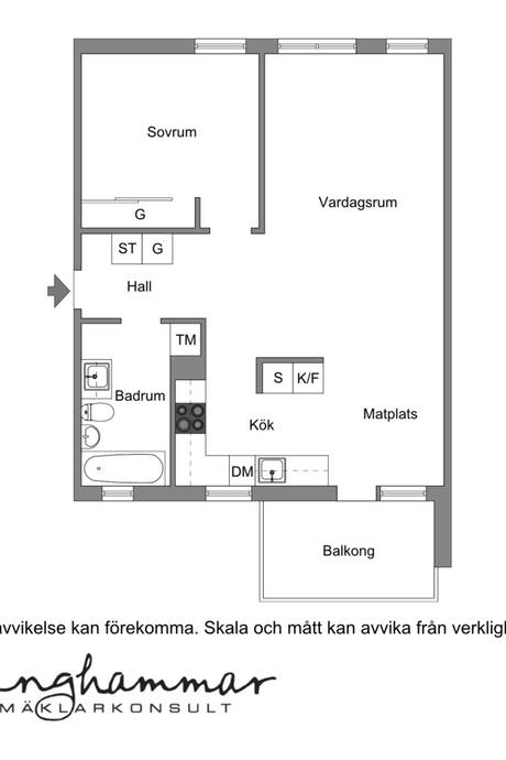 2 rum Lägenhet på Pålsbovägen 4 Pålsbo Halmstads kommun - bild 18