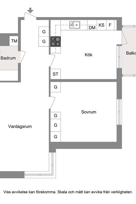 2 rum Lägenhet på Äppelvägen 6, 4 tr. Bålsta - Centrum Håbo kommun - bild 19