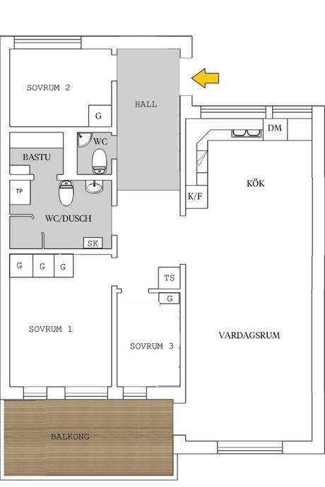4 rum Lägenhet på Tegebäcksvägen 15F Ängarna/Tegefjäll Åre kommun - bild 15