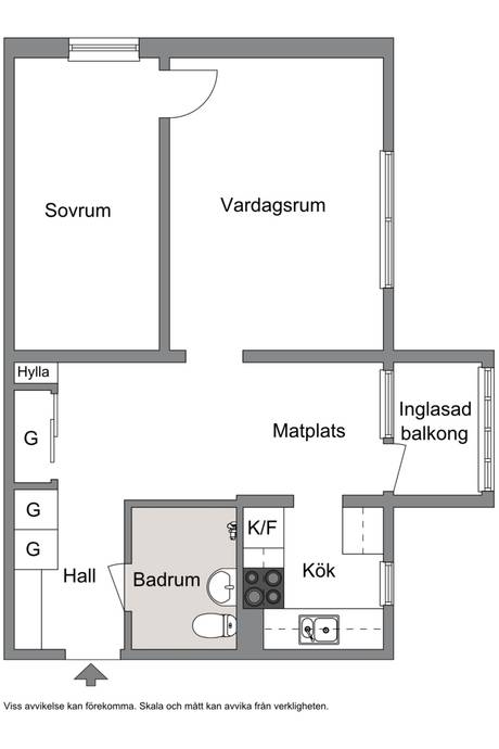 2 rum Lägenhet på Stallgatan 3A, 5 tr Centrala Väsby Upplands Väsby kommun - bild 19