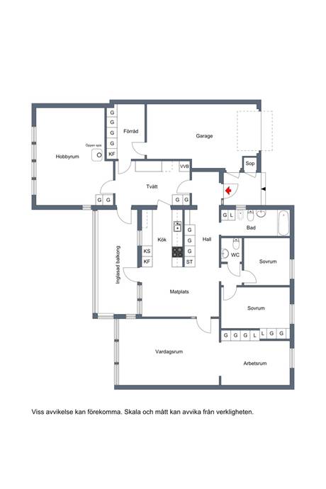 5 rum Kedjehus på Proststigen 11B Malå kommun - bild 47
