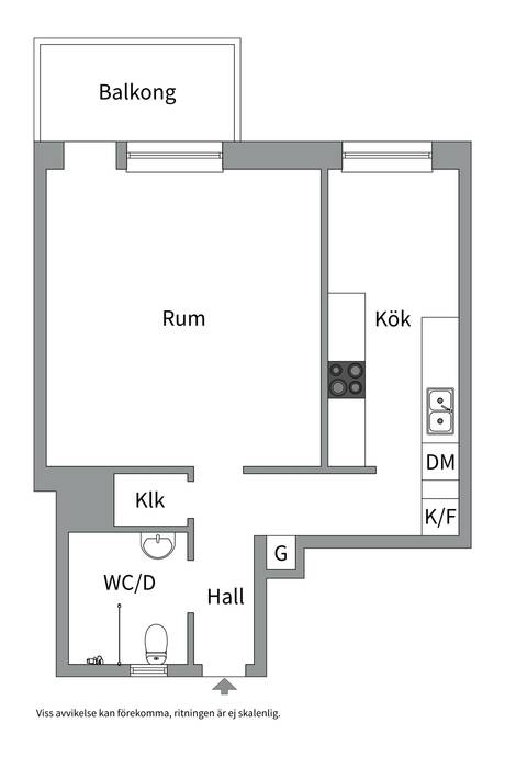 1 rum Lägenhet på Börjegatan 10A Främre Luthagen Uppsala kommun - bild 24