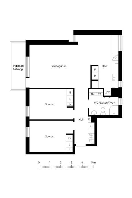 3 rum Lägenhet på Hamngatan 31B Centrum Falkenbergs kommun - bild 38