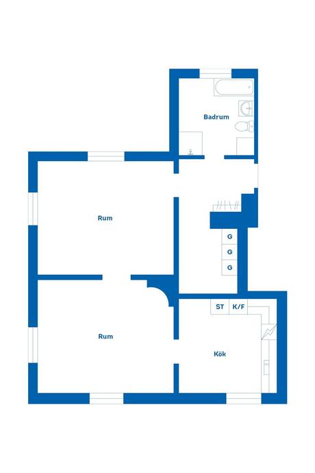 2 rum Lägenhet på Nygatan 46 Centralt Linköpings kommun - bild 14