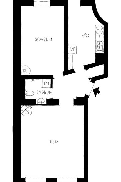 2 rum Lägenhet på Brännkyrkagatan 54B Södermalm Stockholms kommun - bild 34