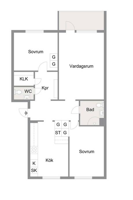 3 rum Lägenhet på Västra Skrävlingevägen 99 Gula Höja Malmö kommun - bild 25
