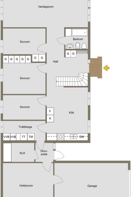 8 rum Villa på Markusvägen 35 Sundom Luleå kommun - bild 22