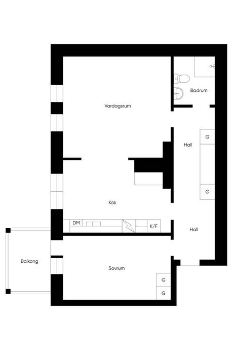2 rum Lägenhet på Kaplansgatan 24 Centralt Gävle kommun - bild 31