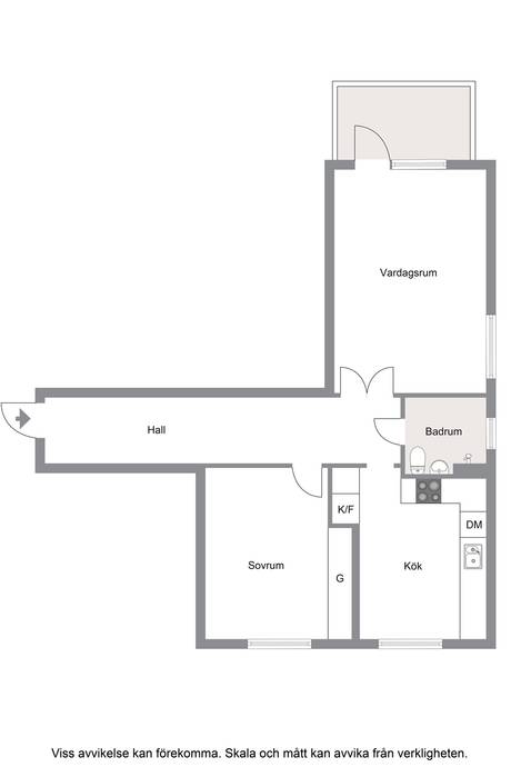 2 rum Lägenhet på Franstorpsvägen 2 Lilla Alby Sundbybergs kommun - bild 33