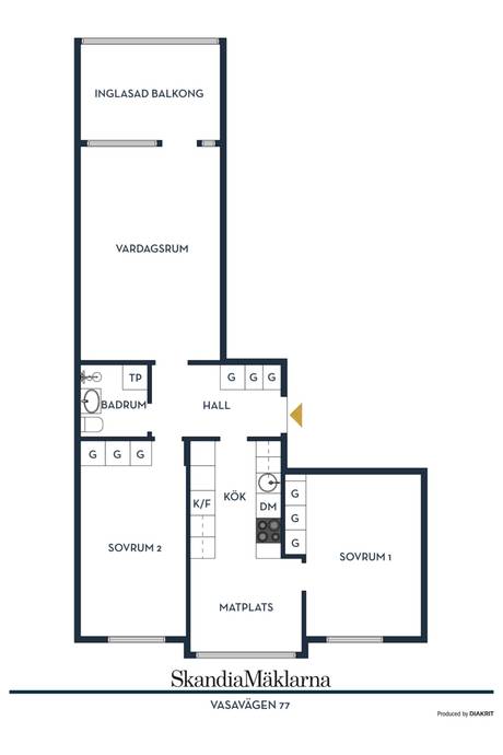 3 rum Lägenhet på Vasavägen 77 Jakobsberg Järfälla kommun - bild 16