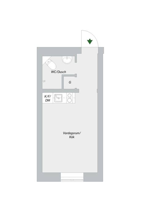 1 rum Lägenhet på Inedalsgatan 15, 6tr Kungsholmen Stockholms kommun - bild 30