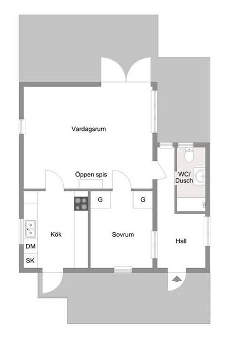 2 rum Fritidshus på Barnviksslingan 32 Stavsnäs Värmdö kommun - bild 16